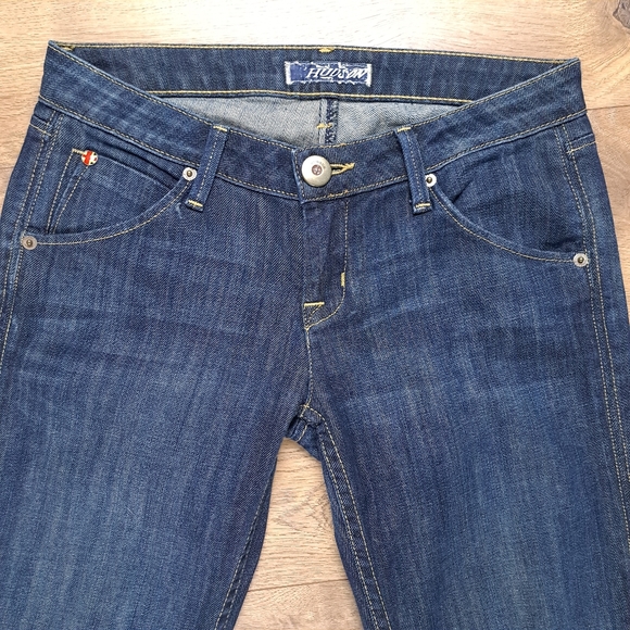 Hudson Darkwash Low Rise Crop Jeans - Picture 2 of 7